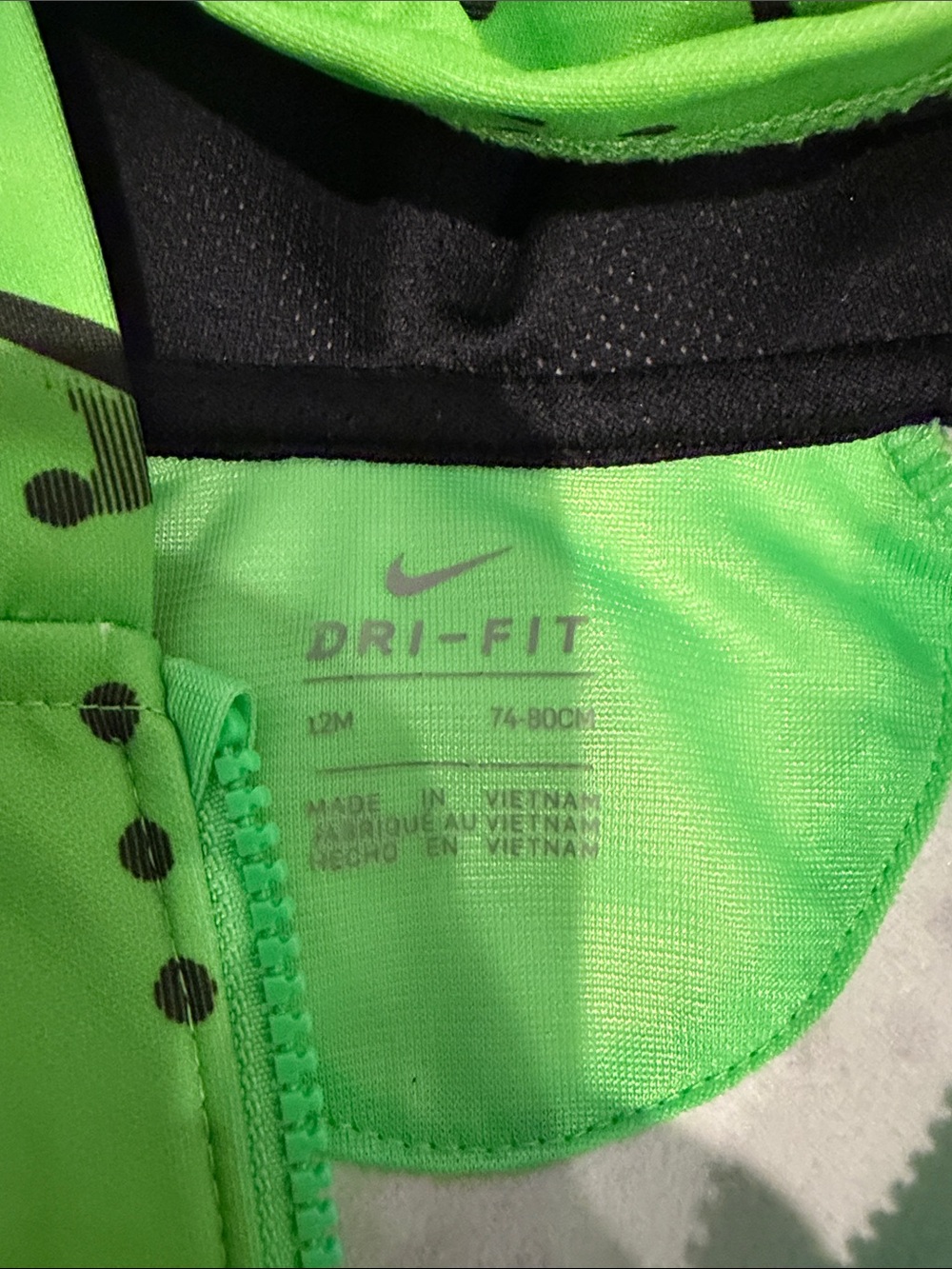Nike Toddler Tracksuit Sets - Navy Blue & Bright Green - Picture 5 of 5